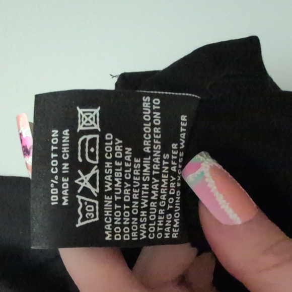 ⚡3/40$⚡ Killstar Black Tee with Red Trim and White Print - Picture 4 of 4